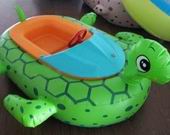 Green Color Sea Turtle Bumper Boat