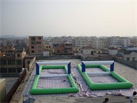 1000D PVC tarpaulin Inflatable Water Volleyball Court Game for Sale