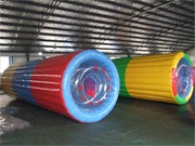 Giant 0.6mm PVC Tarpaulin Floating Inflatable Water Roller Ball for Sale
