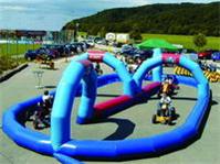 Kids Club Karts Inflatable Race Track