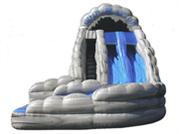 Inflatable Wild Rapids Dual lane Curved Slide