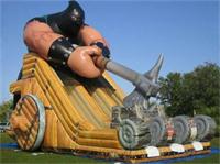 Giant Inflatable Axeman Slide