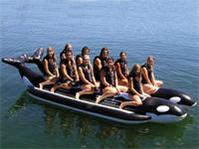 Whale Ride Commercial Side-To-Side Elite Class Banana Boat - 10 Person