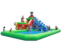 Giant Inflatable Pirate Ship Slide Water Park