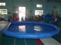 Customized Strong Style Large Blue Inflatable Pool