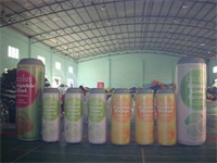 Full Color Digital Printing Inflatable Pop-Top Can for Sales Promotions