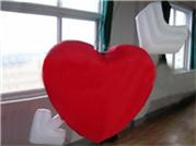 Hot Selling LED Lighting Inflatable Heart for Valentine Day