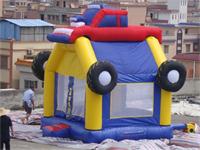 Attractive Inflatable Monster Truck Bouncer in Children Park for Rental Business