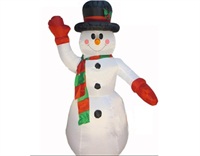 Holiday Airblown Christmas Inflatable Snowman Lawn Decoration