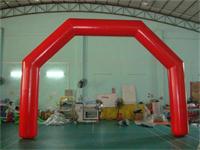Custom 20 Foot Red Angle Inflatable Advertising Arch