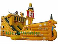 Inflatable Pirate Ship Moonwalk