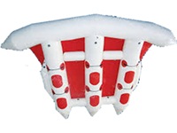 New Style Attactive White Color Inflatable Flying Fish Boat