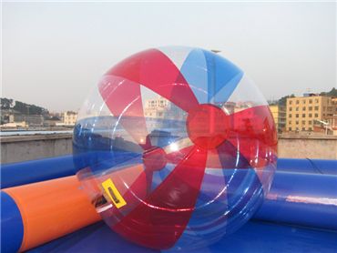        Red+Blue+Clear Multi-colors Water Ball